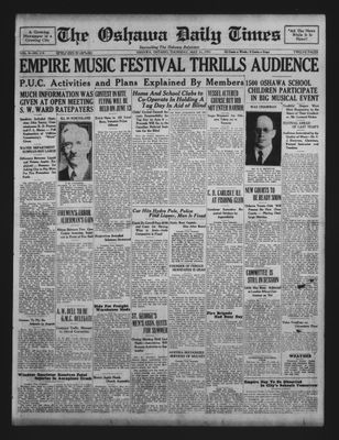 Oshawa Daily Times, 21 May 1931