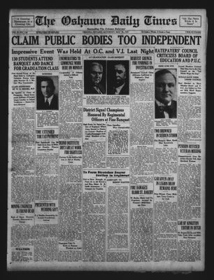 Oshawa Daily Times, 30 May 1931