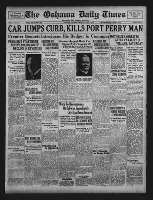 Oshawa Daily Times, 1 Jun 1931