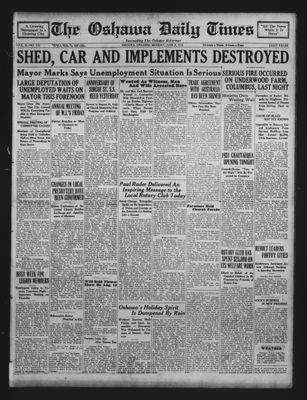 Oshawa Daily Times, 8 Jun 1931