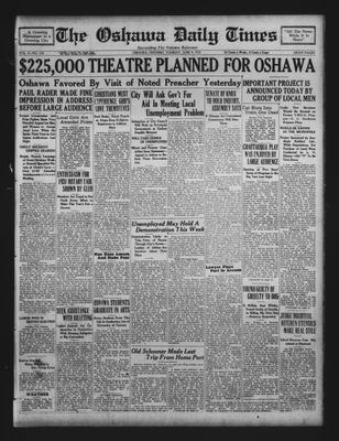 Oshawa Daily Times, 9 Jun 1931