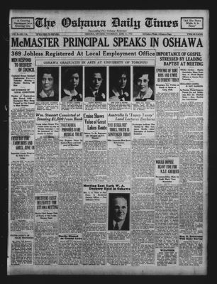 Oshawa Daily Times, 11 Jun 1931