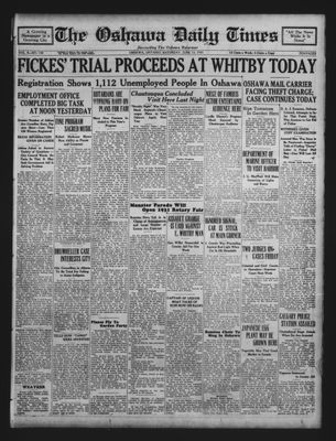 Oshawa Daily Times, 13 Jun 1931