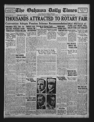 Oshawa Daily Times, 18 Jun 1931