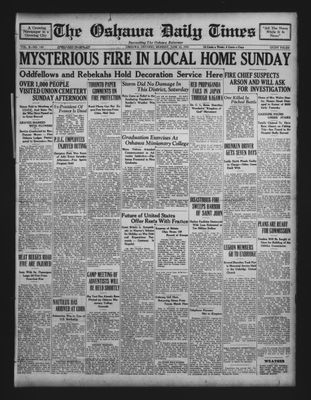 Oshawa Daily Times, 22 Jun 1931