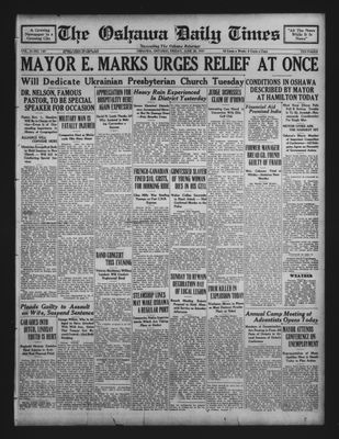 Oshawa Daily Times, 26 Jun 1931