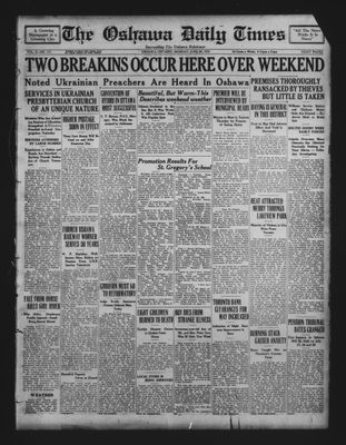 Oshawa Daily Times, 29 Jun 1931