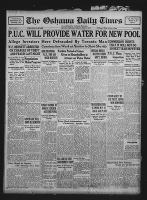 Oshawa Daily Times, 10 Jul 1931