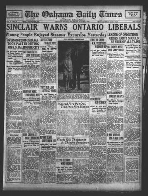 Oshawa Daily Times, 6 Aug 1931