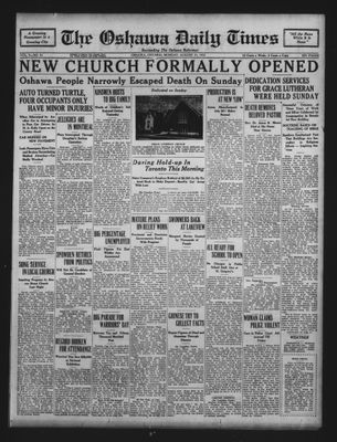 Oshawa Daily Times, 31 Aug 1931