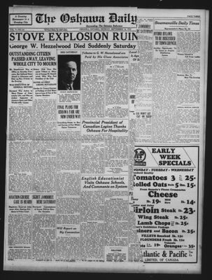 Oshawa Daily Times, 14 Sep 1931