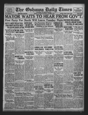 Oshawa Daily Times, 3 Oct 1931