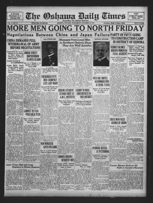 Oshawa Daily Times, 14 Oct 1931