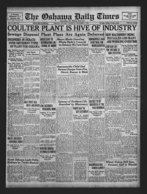 Oshawa Daily Times, 5 Nov 1931