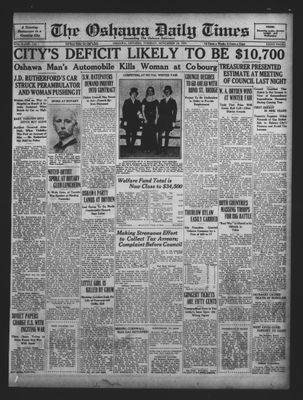 Oshawa Daily Times, 24 Nov 1931