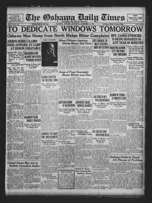 Oshawa Daily Times, 5 Dec 1931