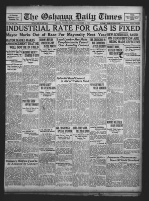 Oshawa Daily Times, 14 Dec 1931