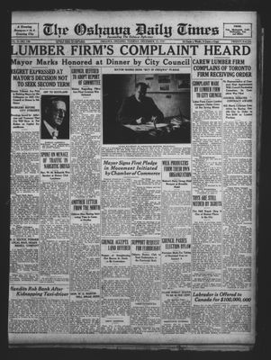 Oshawa Daily Times, 15 Dec 1931