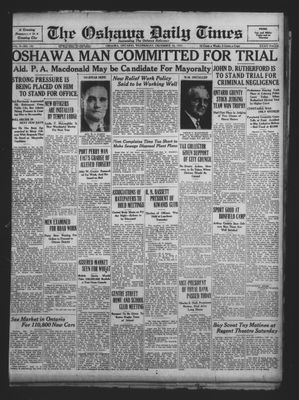 Oshawa Daily Times, 16 Dec 1931