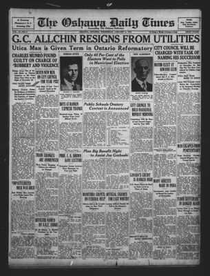 Oshawa Daily Times, 6 Jan 1932