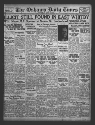 Oshawa Daily Times, 22 Jan 1932