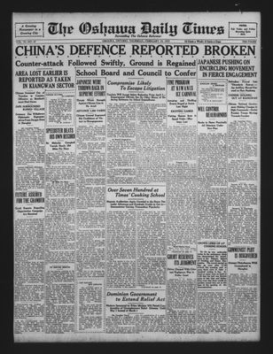 Oshawa Daily Times, 25 Feb 1932