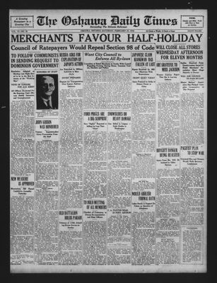 Oshawa Daily Times, 27 Feb 1932