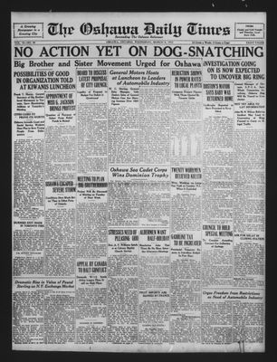 Oshawa Daily Times, 9 Mar 1932