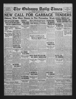 Oshawa Daily Times, 10 Mar 1932