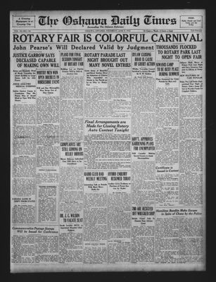 Oshawa Daily Times, 9 Jun 1932