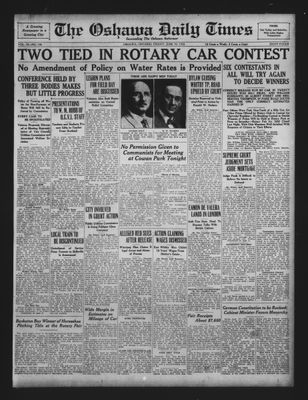 Oshawa Daily Times, 10 Jun 1932