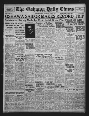 Oshawa Daily Times, 22 Jun 1932