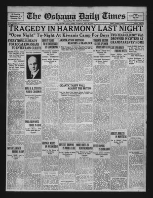 Oshawa Daily Times, 26 Jul 1932