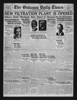 Oshawa Daily Times, 8 Oct 1932