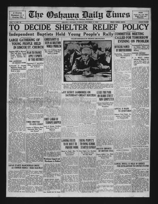 Oshawa Daily Times, 11 Oct 1932