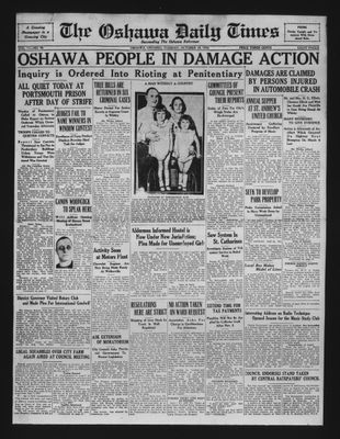 Oshawa Daily Times, 18 Oct 1932