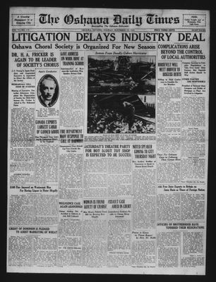 Oshawa Daily Times, 15 Nov 1932