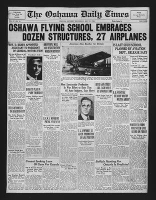 Oshawa Daily Times, 31 Jul 1940