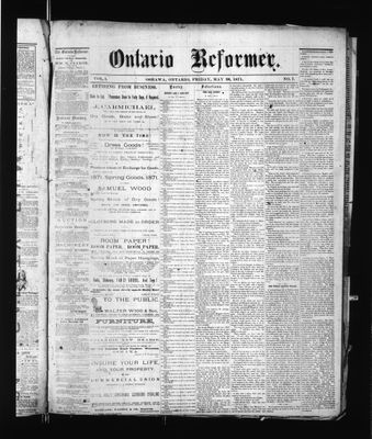 Ontario Reformer, 26 May 1871