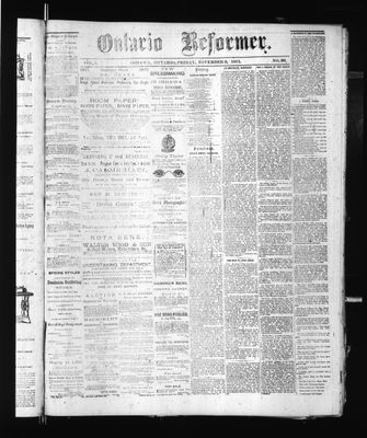 Ontario Reformer, 3 Nov 1871