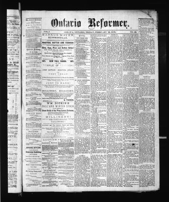 Ontario Reformer, 23 Feb 1872