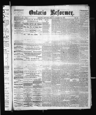 Ontario Reformer, 22 Mar 1872