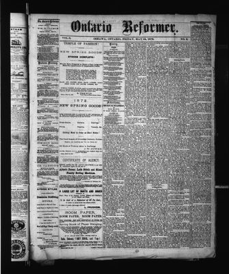 Ontario Reformer, 24 May 1872