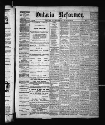 Ontario Reformer, 14 Jun 1872