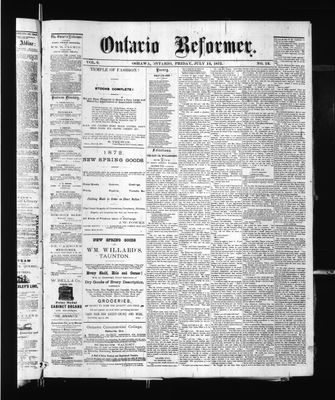 Ontario Reformer, 12 Jul 1872