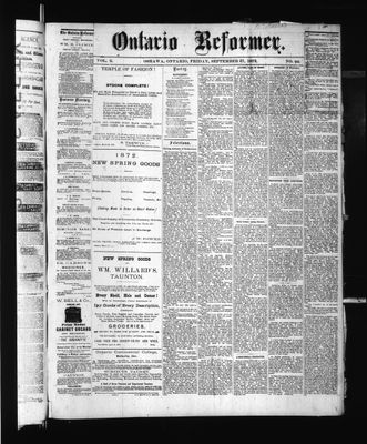 Ontario Reformer, 27 Sep 1872