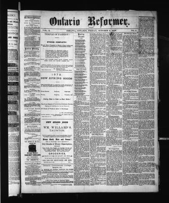 Ontario Reformer, 4 Oct 1872