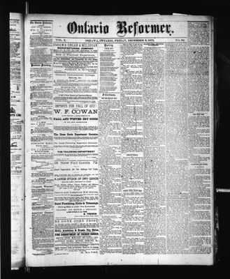 Ontario Reformer, 6 Dec 1872