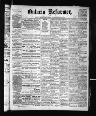 Ontario Reformer, 13 Dec 1872