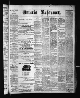 Ontario Reformer, 14 May 1873